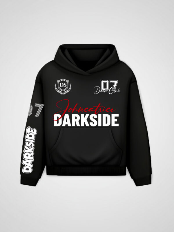 Johncatire oversized baggy hoodie by Darkside Clothings – dark premium streetwear hoodie for men stylish